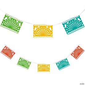 100 ft. x 10" Bright Sunrise & Peppers Fiesta Cutout Garland