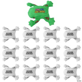 4" x 4" Color Your Own Rainforest VBS Stuffed Frogs - 12 Pc.