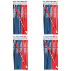 7 1/2" Bulk 48 Pc. Patriotic Red & Blue America 250th Anniversary Wood Pencils