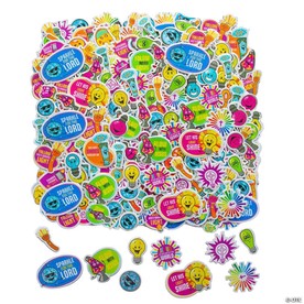 1/2" – 2" Bulk 324 Pc. Jesus is the Light VBS Self-Adhesive Foam Shapes