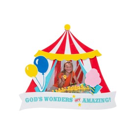 Church Carnival Picture Frame Magnet Craft Kit - Makes 12