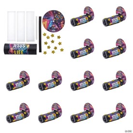 5 1/4" x 3 3/4" Jesus Is the Light VBS Kaleidoscope Craft Tube Craft Kit - Makes 12