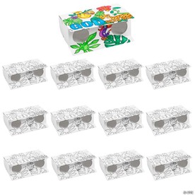 6 3/4" x 9 3/4" Rainforest VBS Color Your Own God Sees Me Binoculars Craft Kit - Makes 12