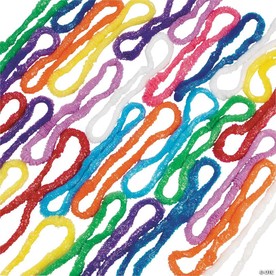30" Bulk 100 Pc. Bright Colors Plastic Lei Assortment