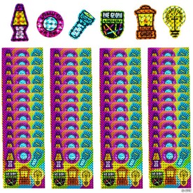 4 1/4" Bulk 50 Pc. Jesus is the Light VBS Prism Sticker Sheets