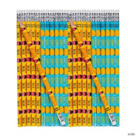 7 1/2" Jesus Is the Light VBS Wood Pencils - 24 Pc.