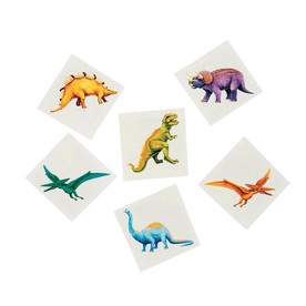 Bulk 144 Pc. Cool Dinosaur Temporary Tattoos