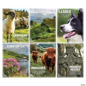 16" x 20 3/4" Ireland VBS Psalm Bible Verse Cardstock Posters – 6 Pc.