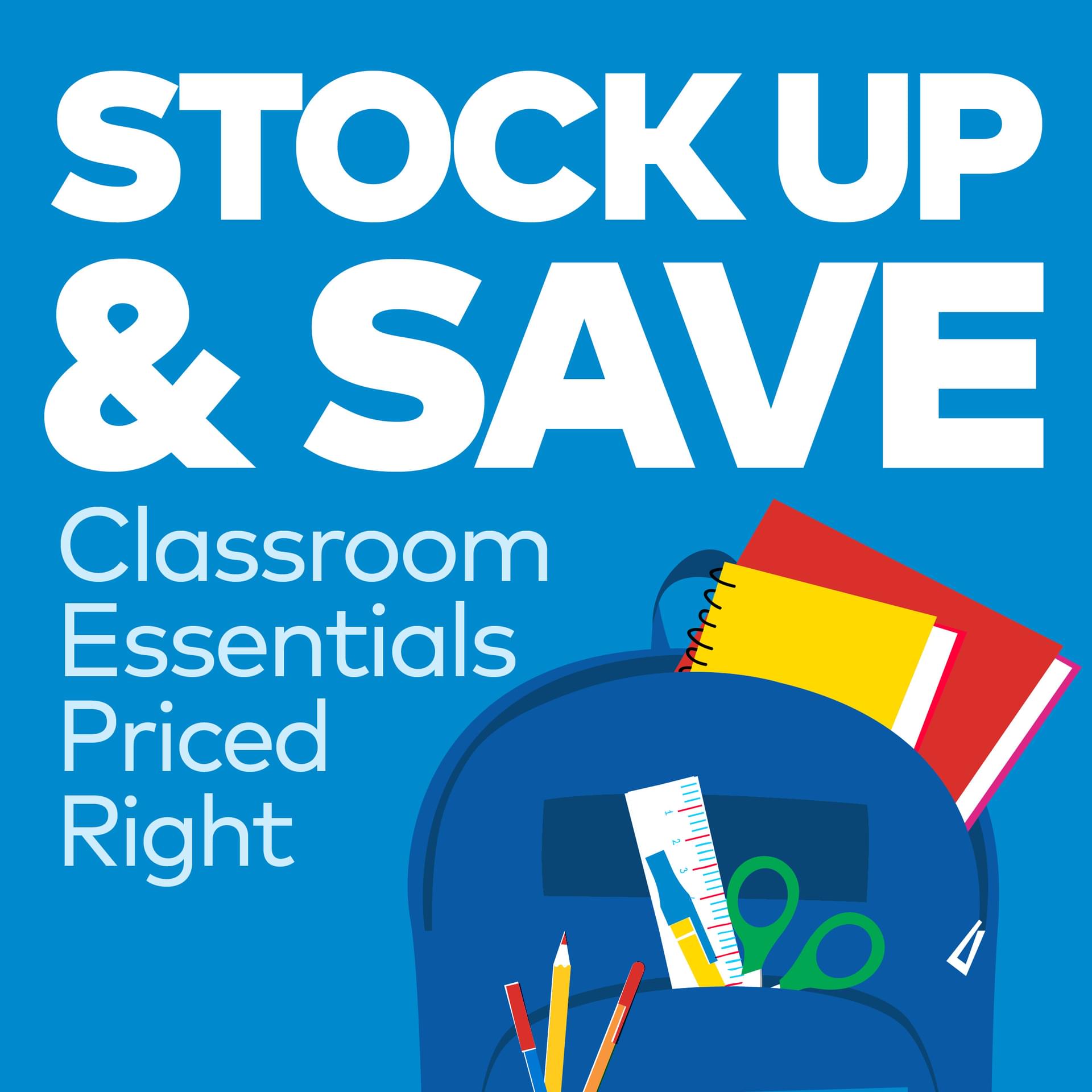 Stock Up and Save Event