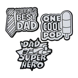Color Your Own Father’s Day Fuzzy Magnets - Makes 12