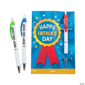 Father’s Day Pens with Card - 12 Pc.