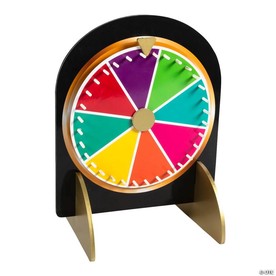 14 3/4" x 18 3/4" Fill-in-the-Blanks Carnival Laminated Wood Prize Wheel
