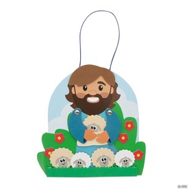 7" Religious The Good Shepherd Jesus Interactive Craft Kit - Makes 12