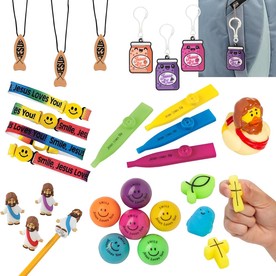 Bulk 144 Pc. Religious Jesus Handout Assortment