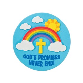 4" x 4" God's Promises Never End Magnet Craft Kit - Makes 12
