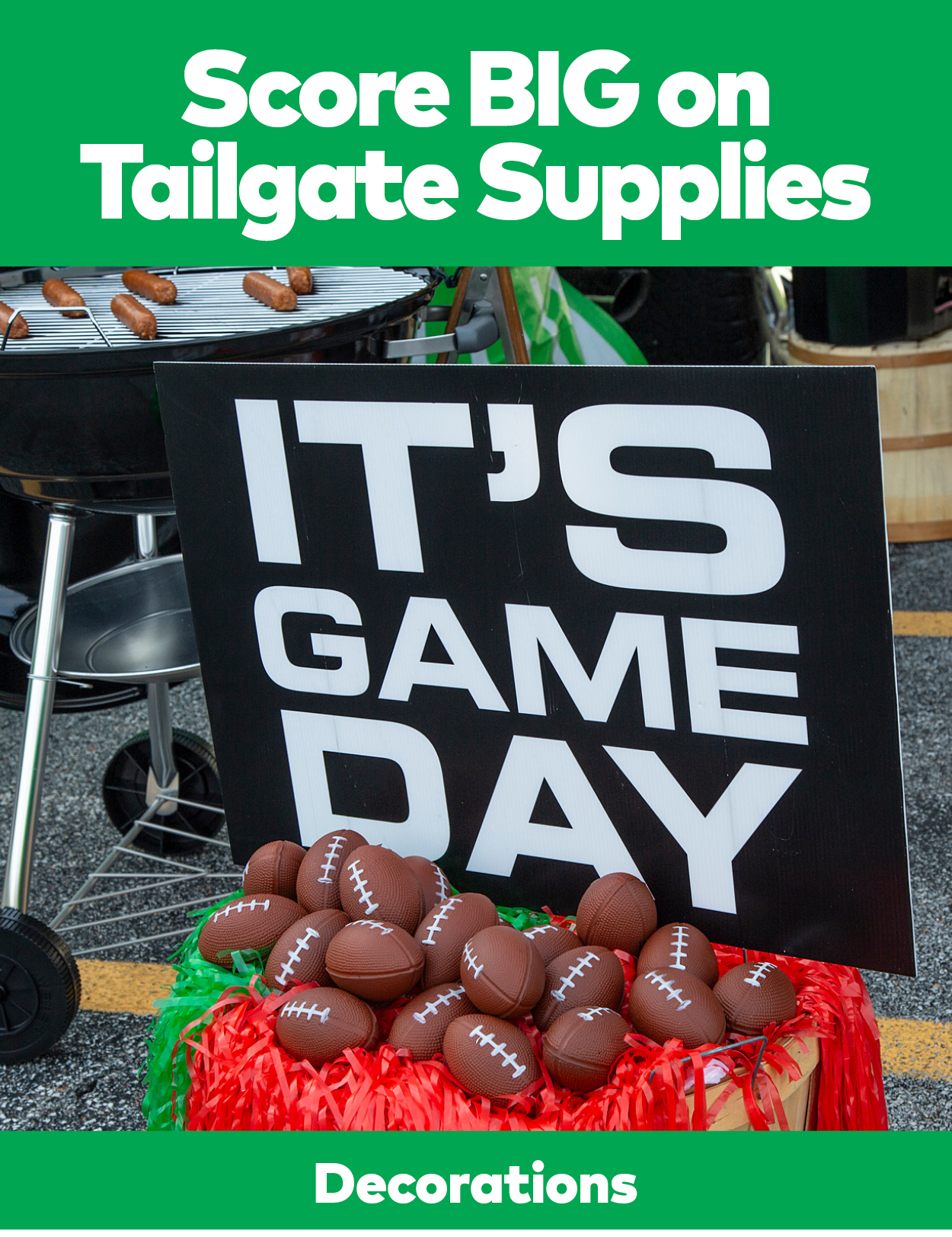 Score BIG on Tailgate Supplies