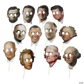 Presidents' Day Photo Stick Props- 12 Pc.
