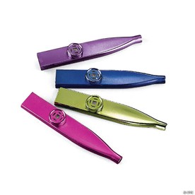 Shiny Kazoos - 12 Pc.