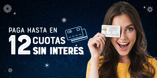 hasta 12 cuotas sin interes