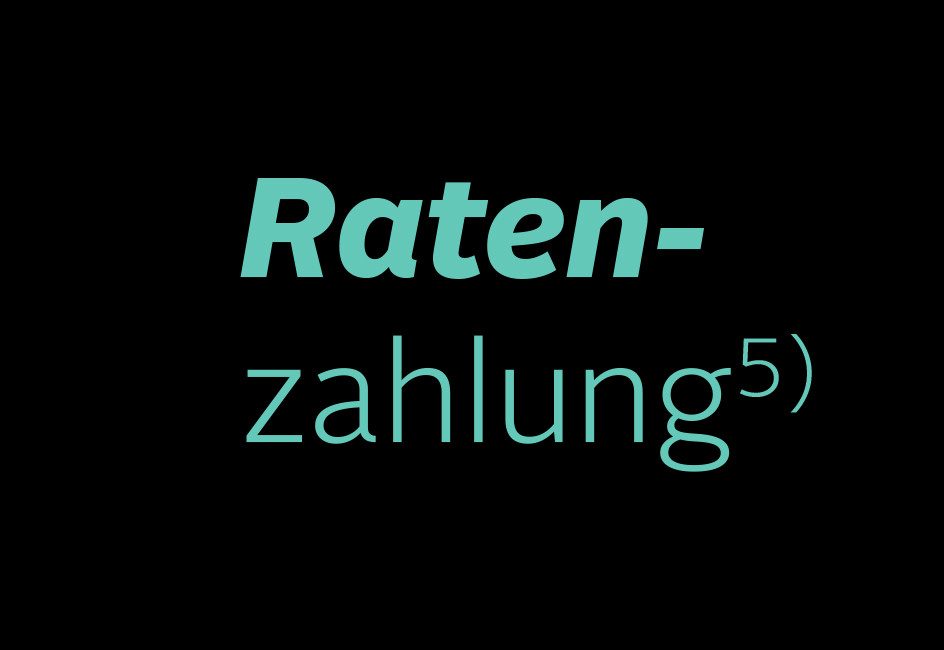 Ratenzahlung Teaser