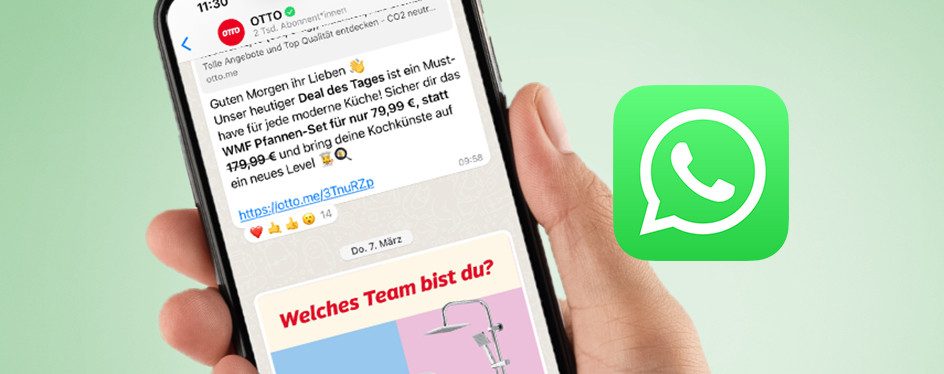 Handy mit Whatsapp Chatverlauf