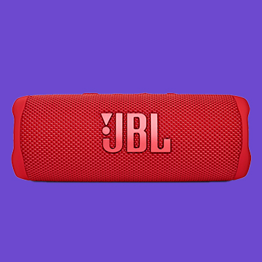 Roter JBL Flip 6 Bluetooth Lautsprecher.
