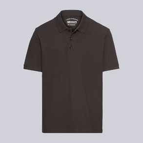 Man's World Poloshirt in Kurzarm mit lockerer Passform in anthrazit
