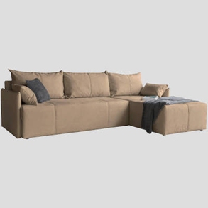 Ecksofa in der Farbe "Sand"
