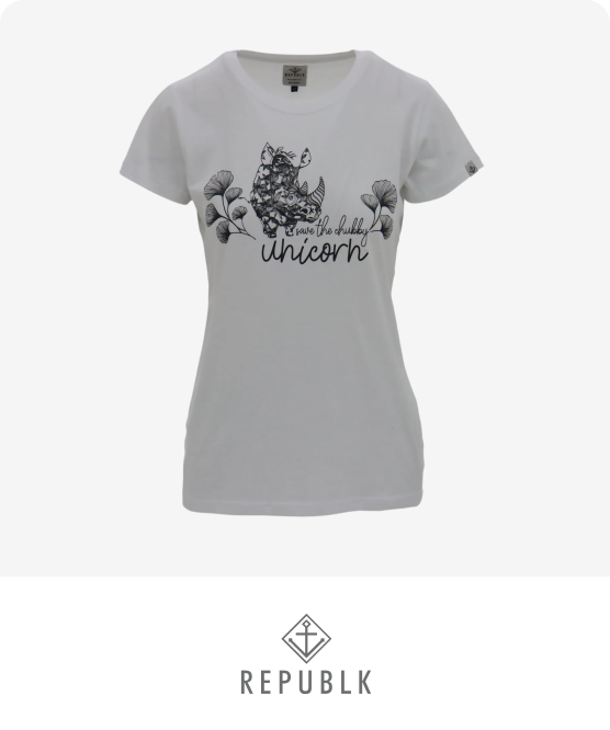 Women's Chubby Unicorn Tee