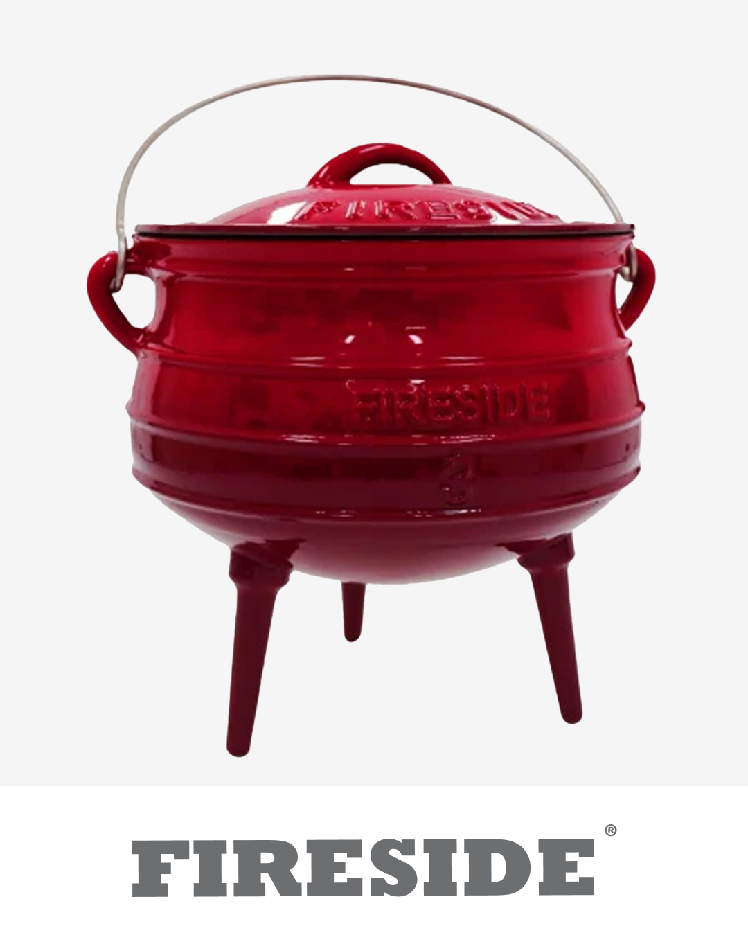 Fireside Enamel 3 Leg Pot - No 3