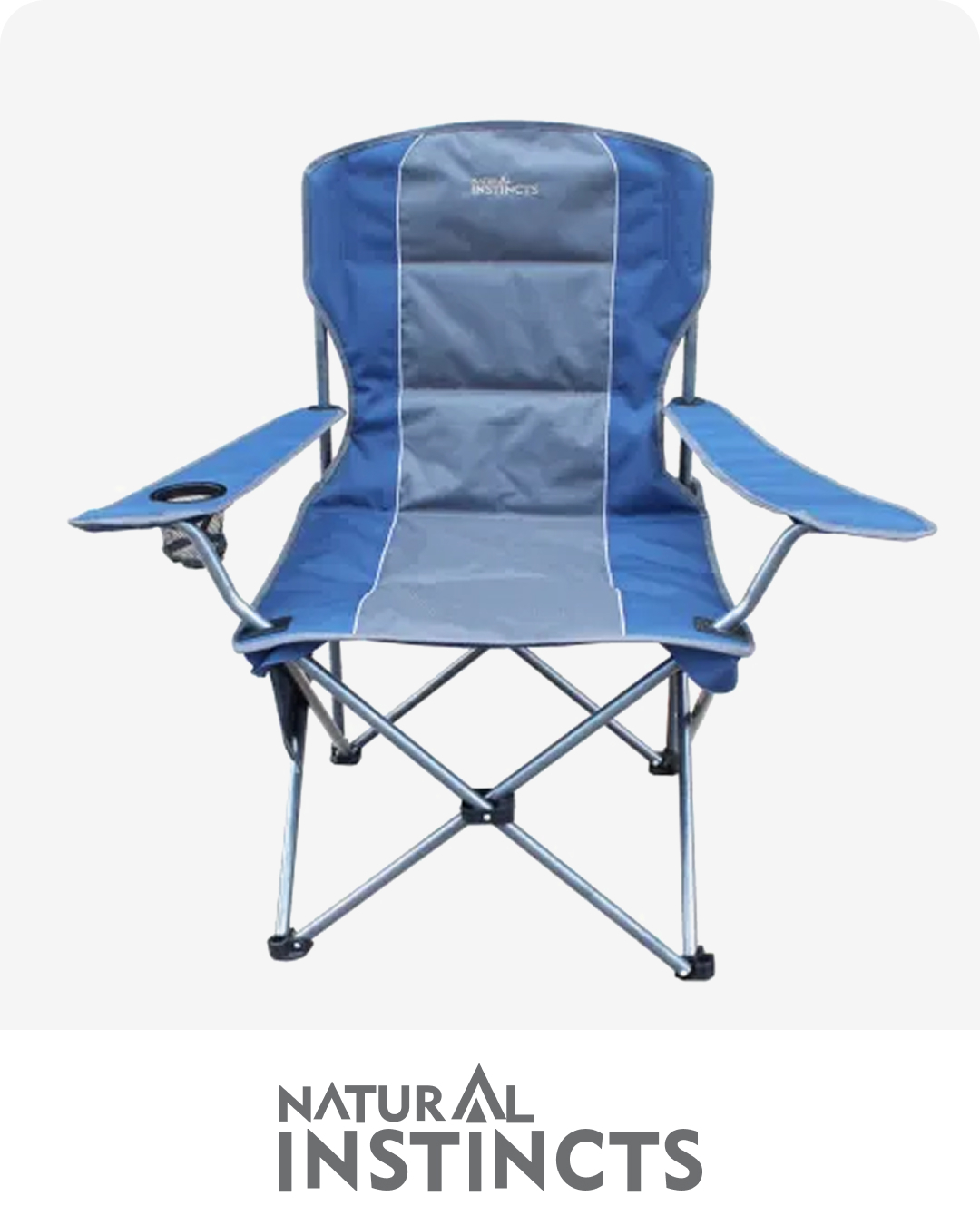 Natural Instincts Adventure Chair with Side Pocket and Cup Holder