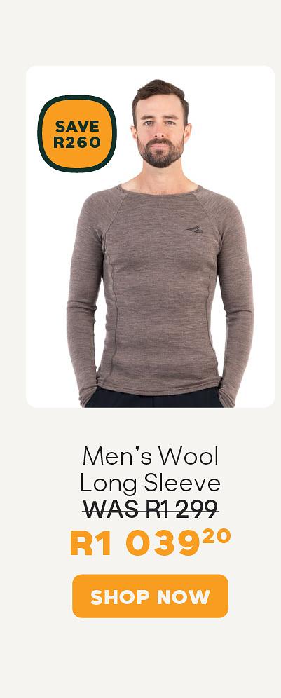 First Ascent Men's Wool Long Sleeve