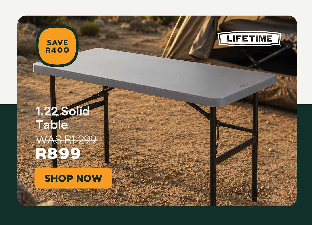Lifetime 1.22 Solid Table