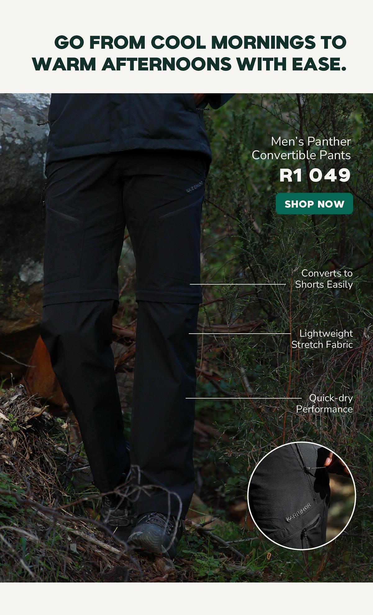 Karrimor Men's Panther Zip-Off Convertable Pants