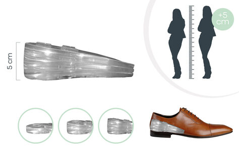 Hielverhoging tot 5 cm