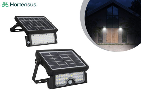 Ledlamp op zonne-energie met bewegingsdetectie