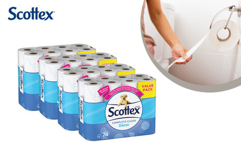 Voordeelpak 96 rollen Scottex toiletpapier