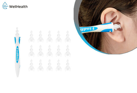 Oorreiniger met extra opzetstukken