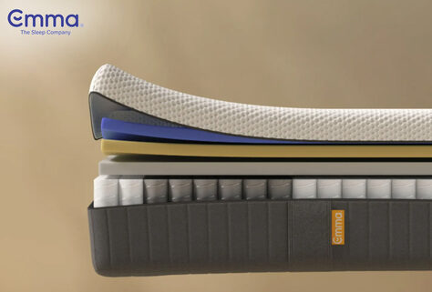 Emma pocketveermatras met 7-zone ondersteuning 