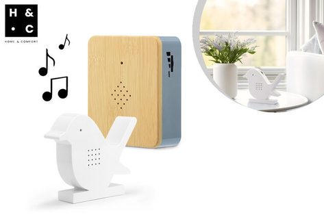 Vogelgeluiddoosje met bewegingssensor