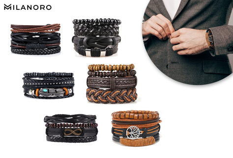 Stijlvolle 4-in-1 armband voor heren