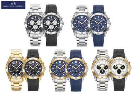 Luxuri&ouml;se Schweizer Herrenuhr mit zus&auml;tzlichem auswechselbarem Armband