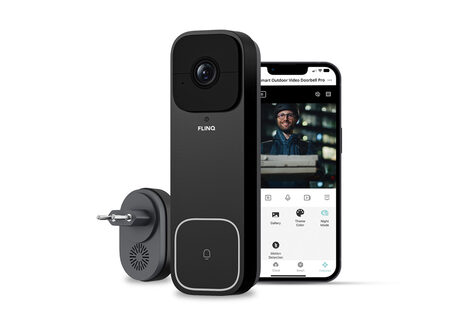 Intelligente Video-T&uuml;rklingel mit 2K-Kamera