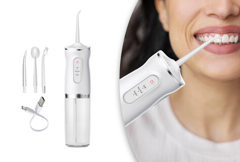 Leistungsstarke Mundduschef&uuml;r einen frischen, gesunden Mund