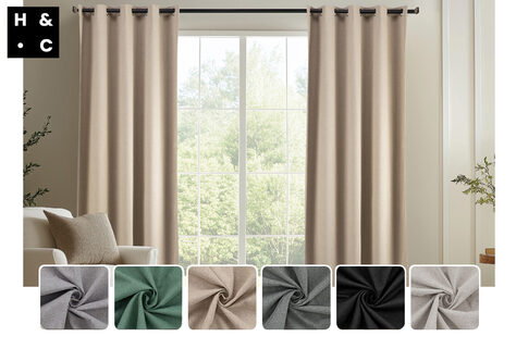 Verdunkelungsvorh&auml;nge mit Haken oder Ringen