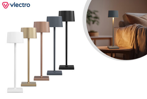 Stilvolle Tischlampe f&uuml;r den Innen- und Au&szlig;enbereich