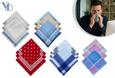 12 Taschent&uuml;cher aus Baumwolle