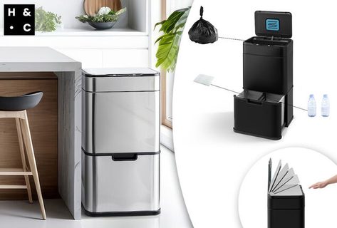 Abfalleimer 60L mit Sensor