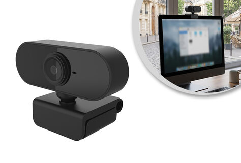 Full HD-Webcam mit integriertem Mikrofon