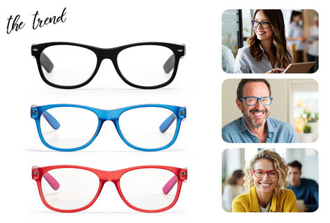 Sch&uuml;tzen Sie Ihre Augen mit dieser Computer-Lesebrille mit Blaulichtfilter, inklusive kostenloser Aufbewahrungstasche